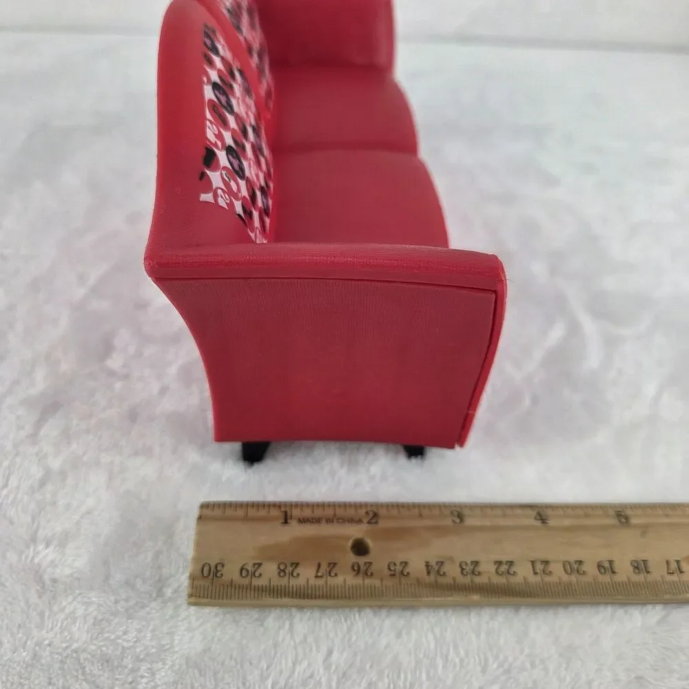 Barbie Living Room Couch Sofa & Coffee Table Furniture Replacement Set